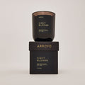 Night Blooms Black Glass Candle 10 oz
