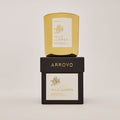 Wild Juniper Gold Glass Candle 13 oz